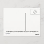 President Barack Obama Briefkaart (Achterkant)