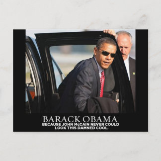 PRESIDENT BARACK OBAMA BRIEFKAART