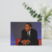 President Barack Obama Briefkaart (Staand voorkant)
