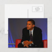 President Barack Obama Briefkaart (Voorkant / Achterkant)