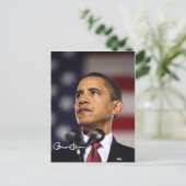 President Barack Obama Briefkaart (Staand voorkant)