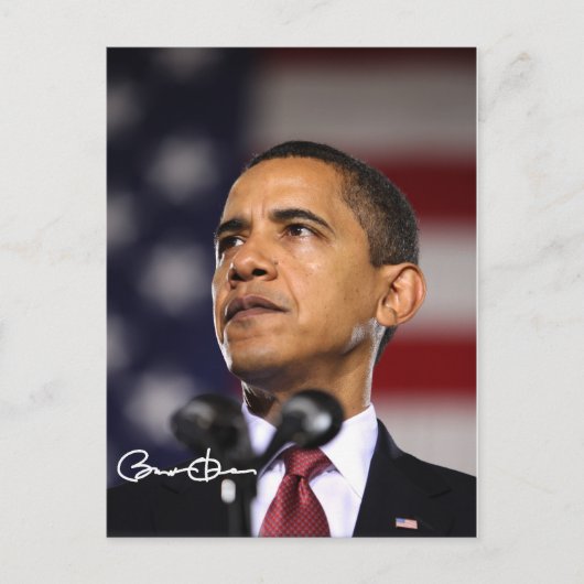 President Barack Obama Briefkaart (Voorkant)