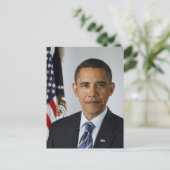 President Barack Obama Briefkaart (Staand voorkant)