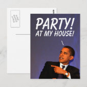 President Barack Obama Briefkaart (Voorkant / Achterkant)