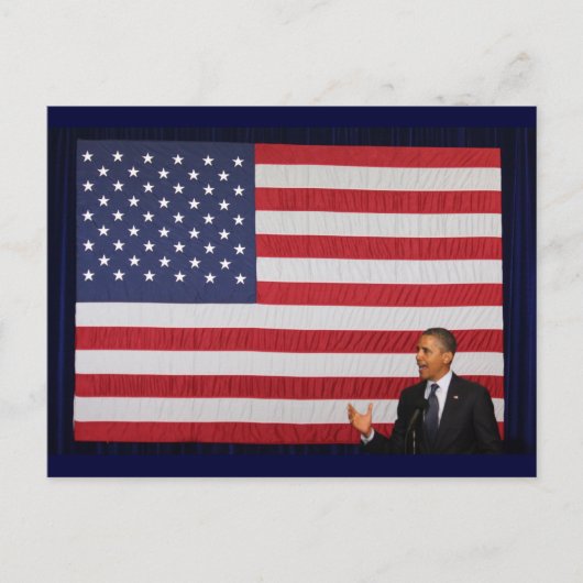 President Barack Obama Briefkaart (Voorkant)