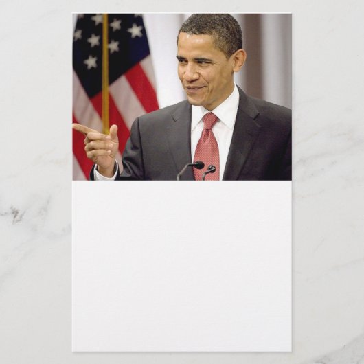 President Barack Obama Briefpapier (Voorkant)