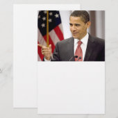 President Barack Obama Briefpapier (Voorkant / Achterkant)