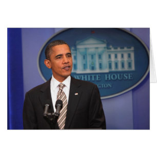 President Barack Obama doet een aankondiging