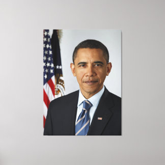 President Barack Obama eerste termijn officieel po Canvas Afdruk