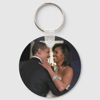 President Barack Obama en de eerste L... - Geperso Sleutelhanger