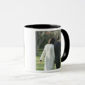 President Barack Obama en First Lady Michelle Mok (Voorkant rechts)