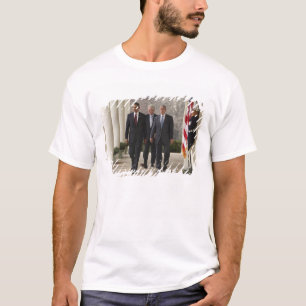 President Barack Obama en voormalige presidenten T-shirt