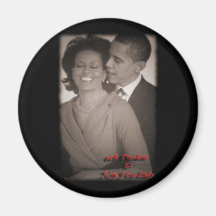 PRÉSIDENT BARACK OBAMA ET PREMIÈRE DAME MAGNET