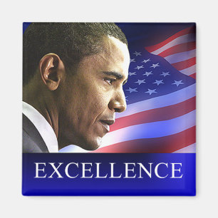 President Barack Obama excellentiemagneet Magneet