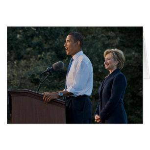President Barack Obama & Hillary Clinton