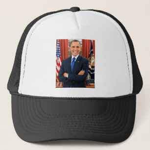 President Barack Obama in het Ovale Kantoor Trucker Pet