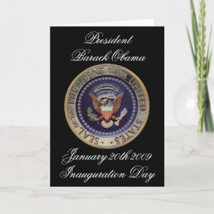 President Barack Obama Inauguration Day Kaart