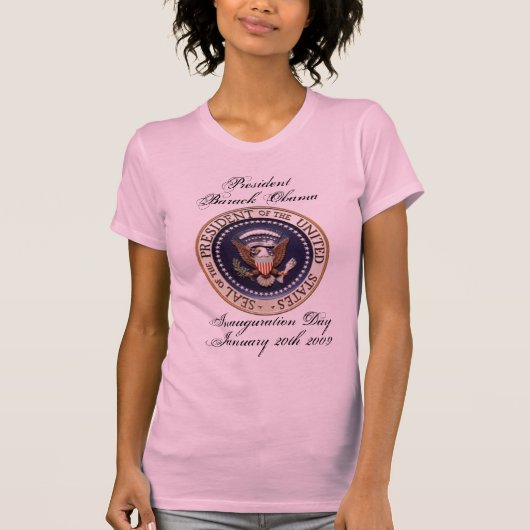 President Barack Obama Inauguration Day T-shirt (Voorkant)