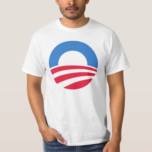 President Barack Obama Logo T-shirt (Voorkant)