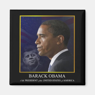President Barack Obama met JFK - Magneet