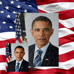 President Barack Obama - Officieel portret van de Legpuzzel