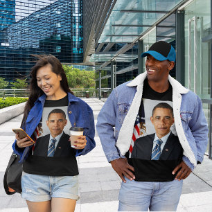 President Barack Obama - Officieel portret van de T-shirt