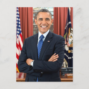 President Barack Obama Portret Briefkaart