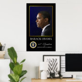 President Barack Obama - Poster (Thuiskantoor)