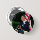 President Barack Obama Ronde Button 5,7 Cm (Voorkant /achterkant)