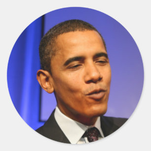 President Barack Obama Ronde Sticker