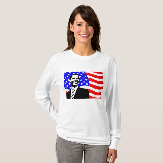 President Barack Obama Support Shirt (Voorkant volledig)