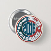 President Bernie Sanders 2016 Ronde Button 5,7 Cm (Voorkant /achterkant)