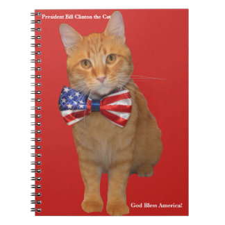 President Bill Clinton de Katten Spiraal Notebook! Notitieboek