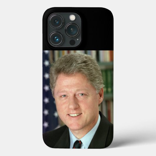 President Bill Clinton Witte Huis Foto Case-Mate iPhone Case (Achterkant)