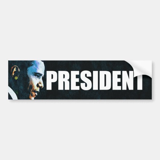 president_bumper_sticker bumpersticker (Voorkant)
