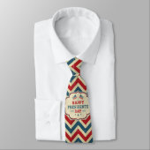 président chevron mens necktie cravate pour hommes (Attaché)