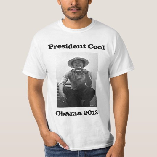 President Cool / Young President Obama T-shirt (Voorkant)