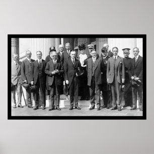 President Coolidge en Herbert Hoover 1923 Poster