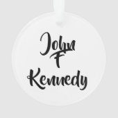 Président de John F. Kennedy (dos)