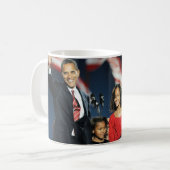 Président désigné Obama et tasse de famille (Devant gauche)