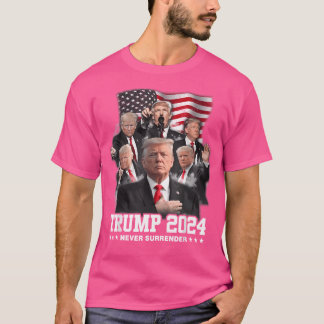 President Donald J Trump 2024 Nooit Overgave T-shirt