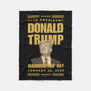 President Donald J. Trump Inauguratiedag 2025 ME Fleece Deken