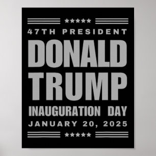 President Donald J. Trump Inauguratiedag 2025 ME Poster