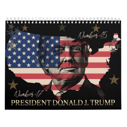 President Donald J. Trump Nummer 47 Kalender (Hoes)