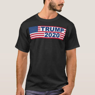 President Donald Trump 2020 Amerikaanse Vlag T-shirt