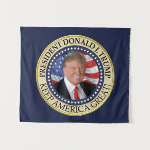 President Donald Trump 2020 Keep America Great Ame Wandkleed