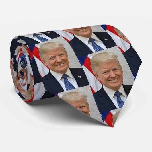 President Donald Trump 2020 Necktie Stropdas (Opgerold)