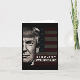 President Donald Trump 2025 Inauguratie Datum Comm Kaart