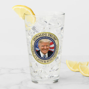President Donald Trump 47e President 2024 Foto Glas