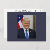 president Donald Trump Aankondigingskaart (Voorkant / Achterkant)